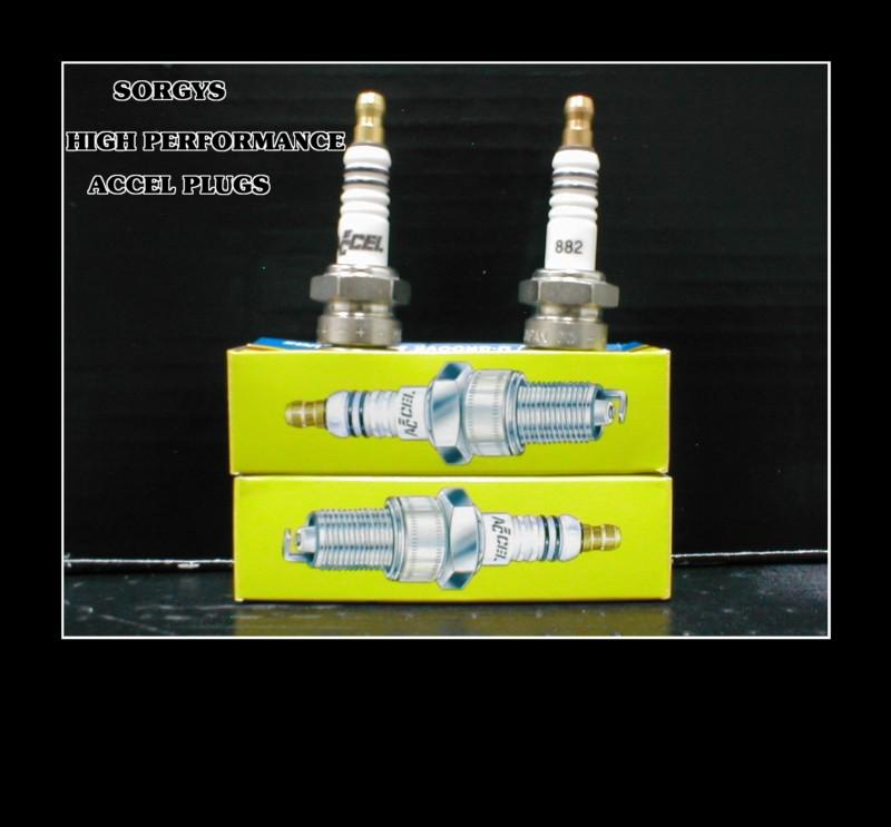 Fits harley davidson sportster accel high performance spark plugs 