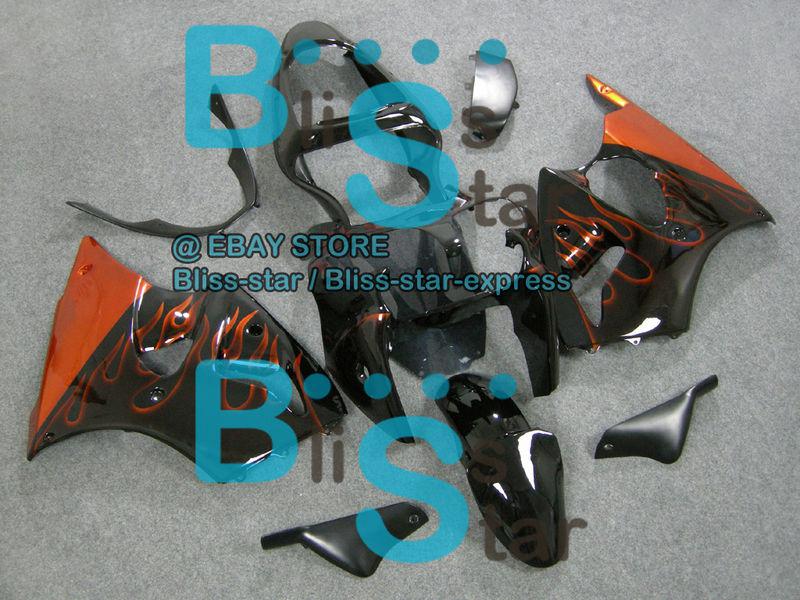 E45 custom fairing kit set fit for kawasaki ninja zx6r zx-6r 2000-2002 2001 w2