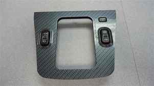 99 r170 mercedes slk faux carbon console trim oem