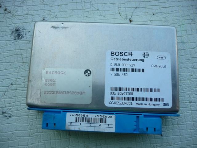 Oem 2001 bmw 740il e38 tcm tcu transmission computer #0 260 002 717 / 7 506 450