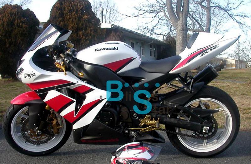 Injection mold abs fairings kit w4 fit for kawasaki zx10r zx 10r 2004-2005 e05