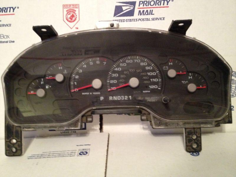 2002-2003 ford explorer 4.0l instrument gauge cluster panel oem