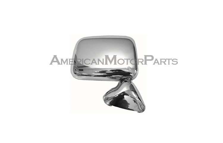 Right passenger side replacement manual chrome mirror 1989-1995 toyota pickup