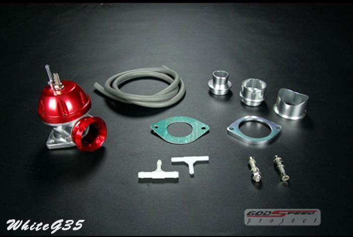 Red gen2 type-rs type s recirculate adjustable turbo blow off valve bov w/flange