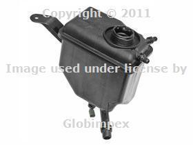 Bmw e60 e61 e63 coolant expansion tank w/ level sensor genuine + warranty