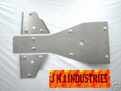 Suzuki quadsport z250 ltz250 frame & a-arm skid plates