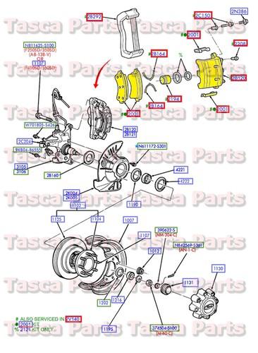 Newly remanufactured rh front disc brake caliper f250 f350 super duty excursion