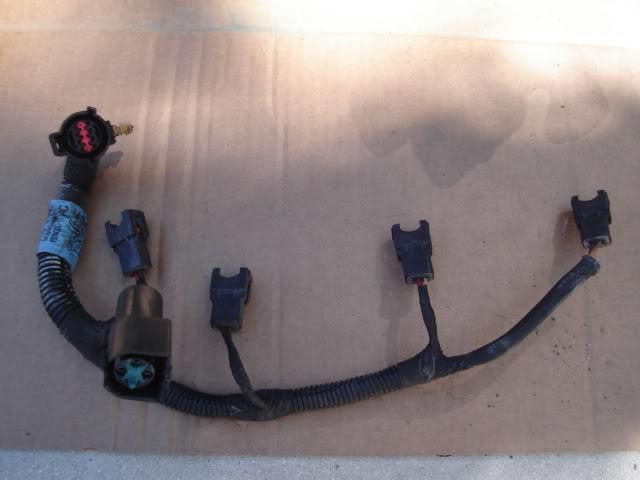 1991 - 1993 mustang 4 cylinder fuel injectors wire harness 2.3 # et225