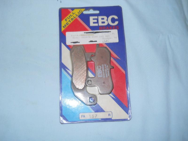 New ebc brake pads fa157r dr650 suzuki 