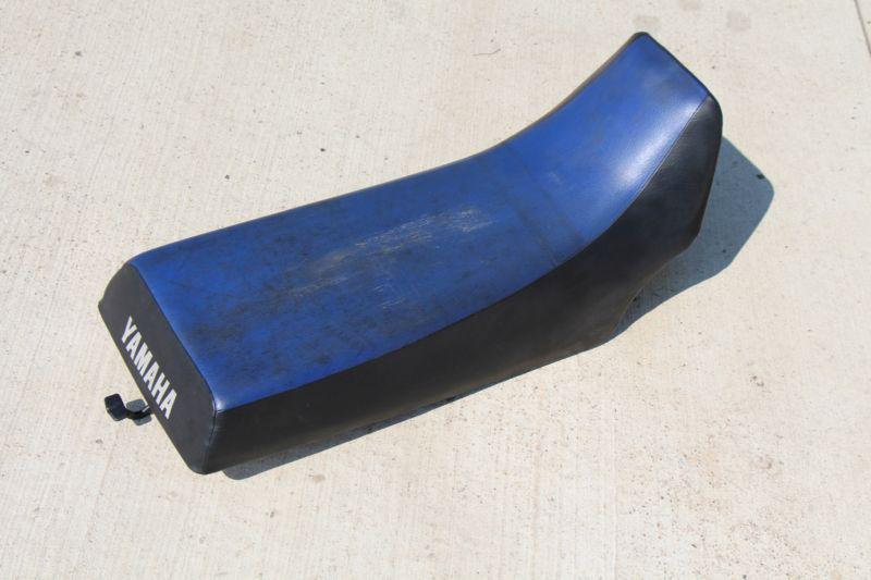 1987-2006 yamaha banshee seat oem blueand black seat cover latch foam pan c-11