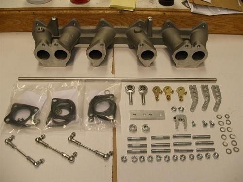 Datsun 240z l24 l26 intake manifold linkage weber dcoe carburetors nissan new