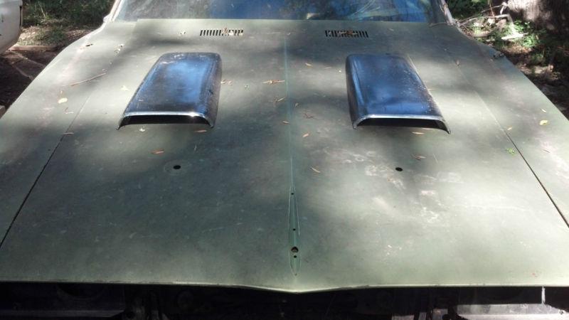 1966-74 dodge cornet, dart,demon,charger,challenger,supper-bee hood scoops oem