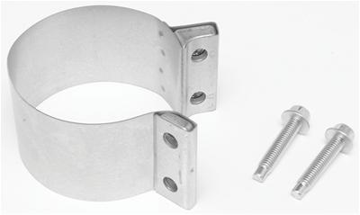 Walker butt-joint band muffler clamp 2 1/2" steel each 36148