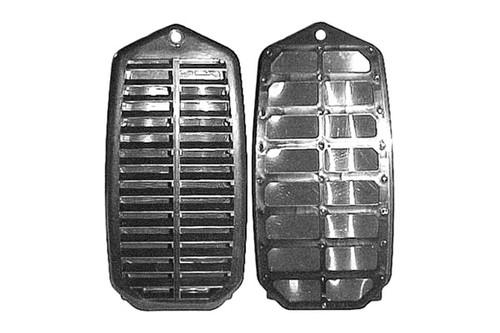 Goodmark 402161270p - chevy camaro door jamb vent louvers 2 pcs w rubber seals