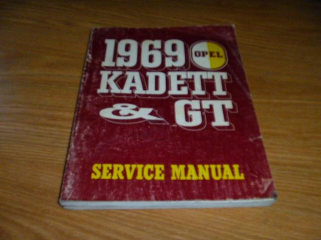 1969 opel kadett and gt shop manual, service manual, repair manual     