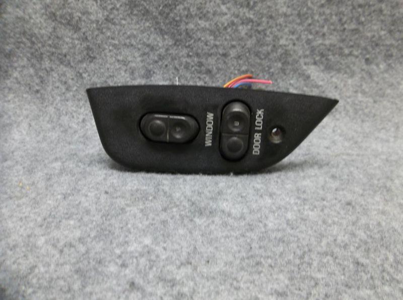 1992-1996 93 94 95 ford truck rh window lock switch controls w/bezel black 17253