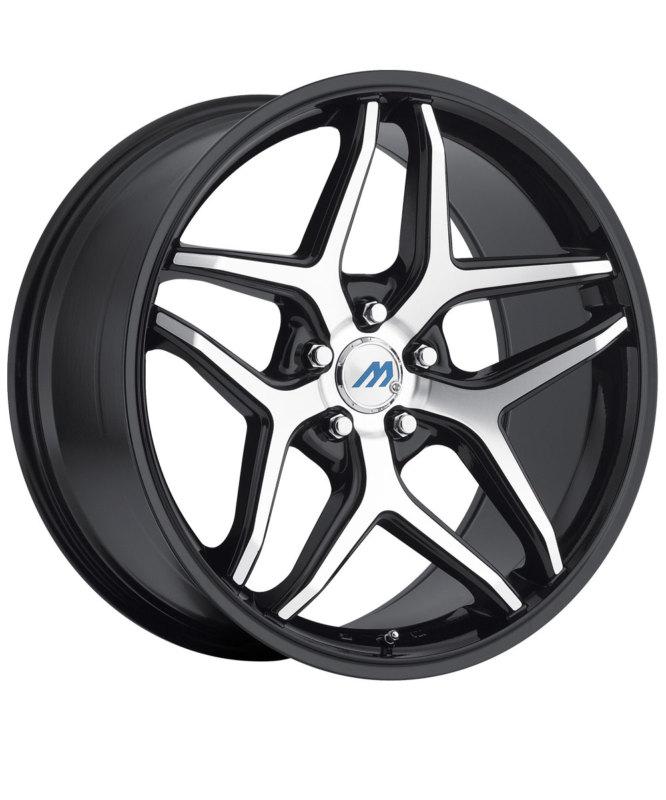 18 inch mach 3 black rims custom 18x8.0 tuner honda dodge ford concave 2crave