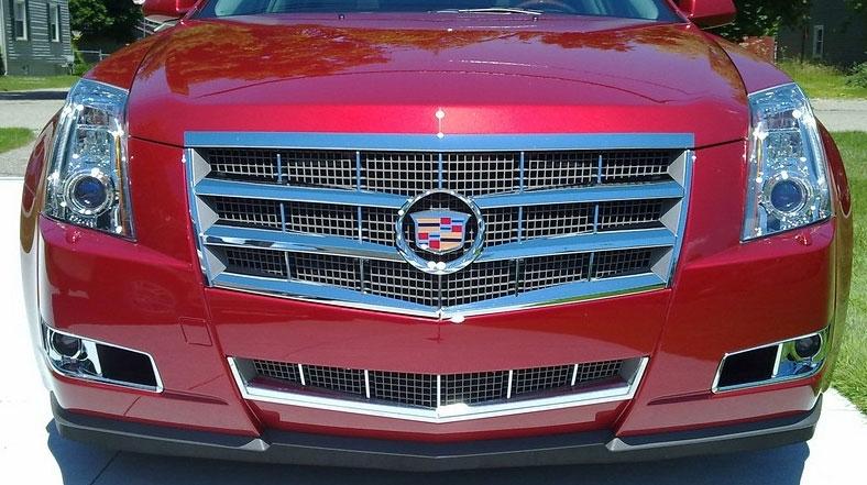 2008-2011 cadillac cts chrome grille grill overlay new 6 piece kit