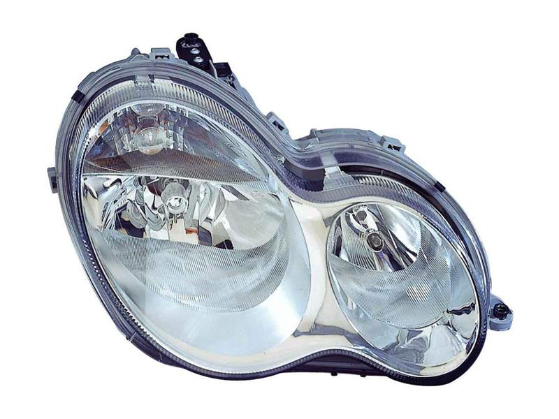 Mercedes 05 06 07 c class sedan halogen head light with bulb rh 203820 3661 1659