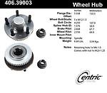 Centric parts 406.39003e front hub assembly