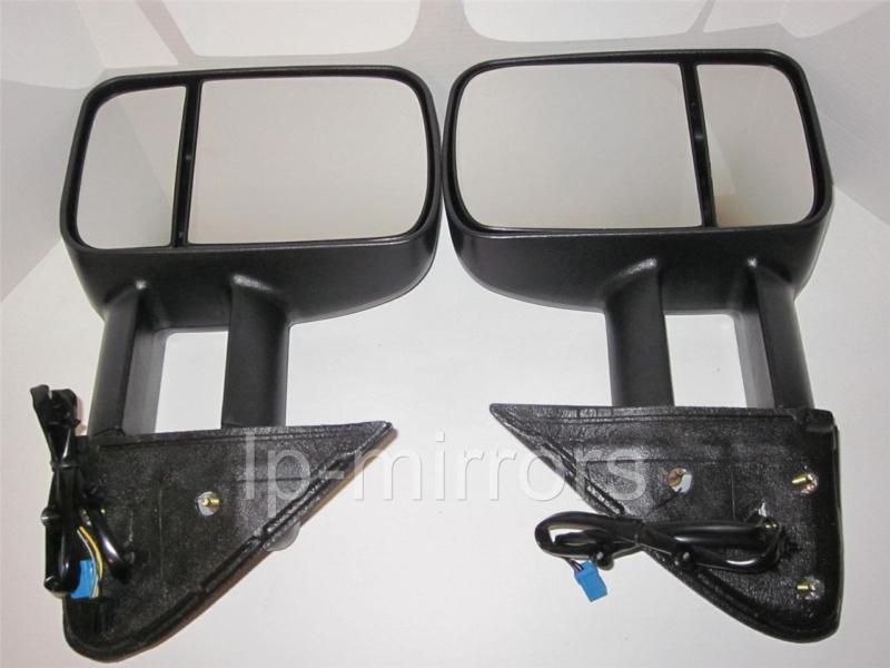 03-06 chevy silverado sierra tahoe yukon tow manual mirrors pair set am