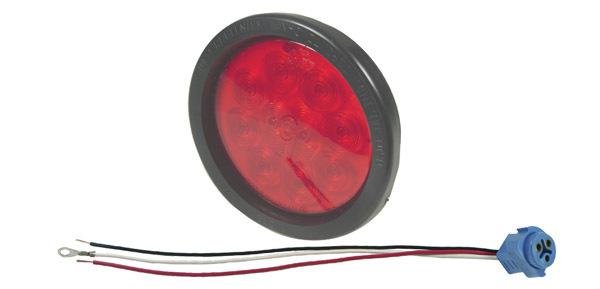 Grote 53462 - supernova® 4" 10-diode pattern led stop / tail / turn lamp