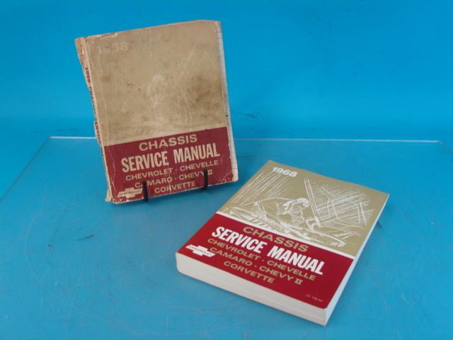 Lot-2 1968 chevrolet chevy corvette chassis service manual chevelle camaro 