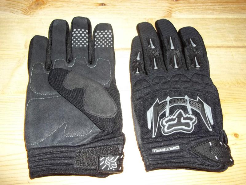 Fox racing gloves - black/grey - size l