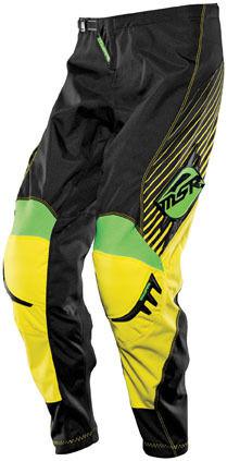 Msr 2014 adult pants axxis blk/ylw/grn pant size 32