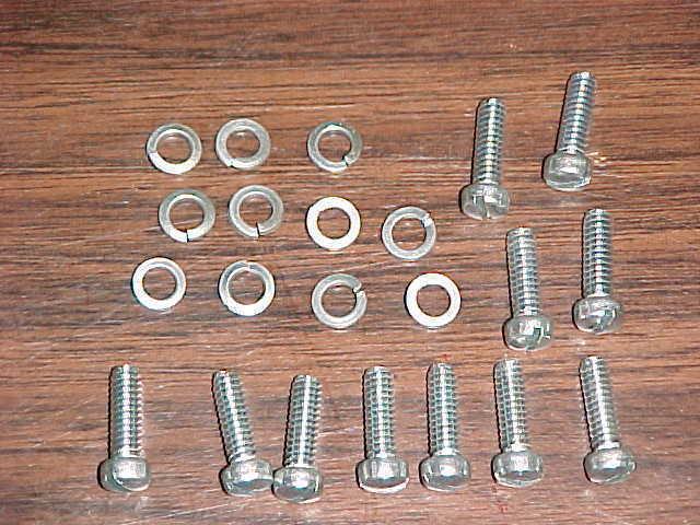 1206 harley nos trans top cover screw set 45 rl wl wla servi-car transmission