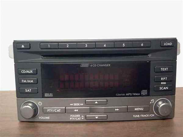 08-12 subaru impreza 6 disc cd player oem lkq