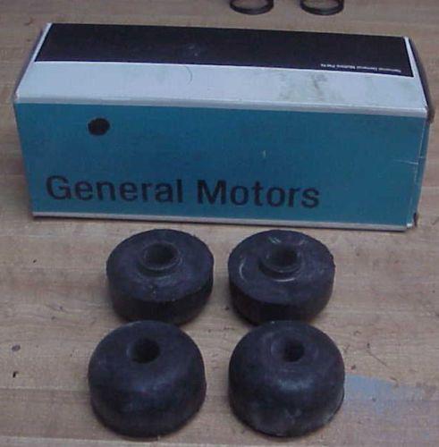 63 64 65 66 67 + corvette rear spring rubber cushions, nos (new old stock) gm 