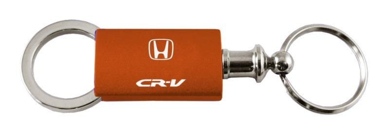 Honda cr-v crv orange valet metal key chain ring tag key fob logo lanyard