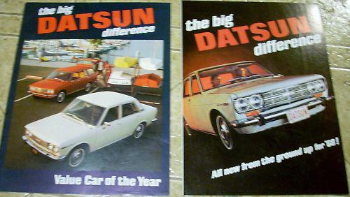 1968 68 datsun sales brochures