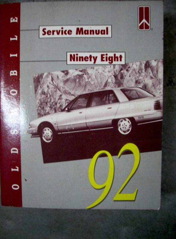 1992 92 olds oldsmobile ninety eight workshop shop service repair manual book