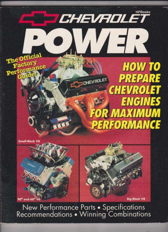 Chevrolet power factory performance guide by hp books