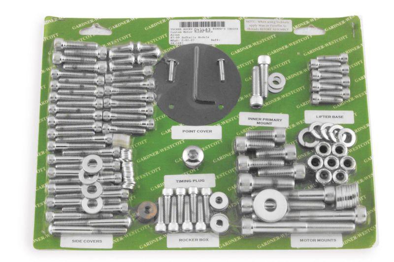 Gardner-westcott motor hardware set - chrome  p-96-77