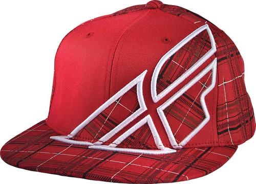 Fly racing plaid f-wing hat