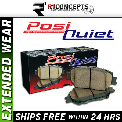 [front set] posi-quiet extended wear disc brake pads [106.00520]