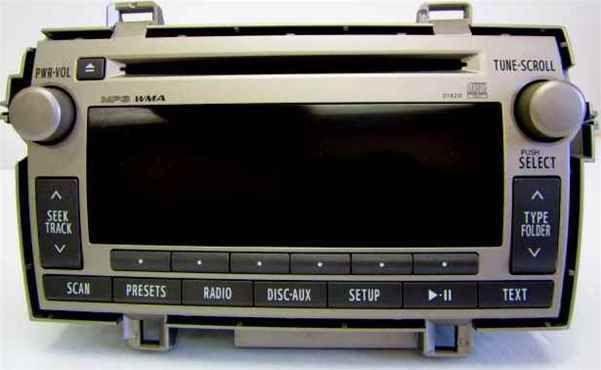 11 12 toyota matrix radio receiver cd player d1820 oem