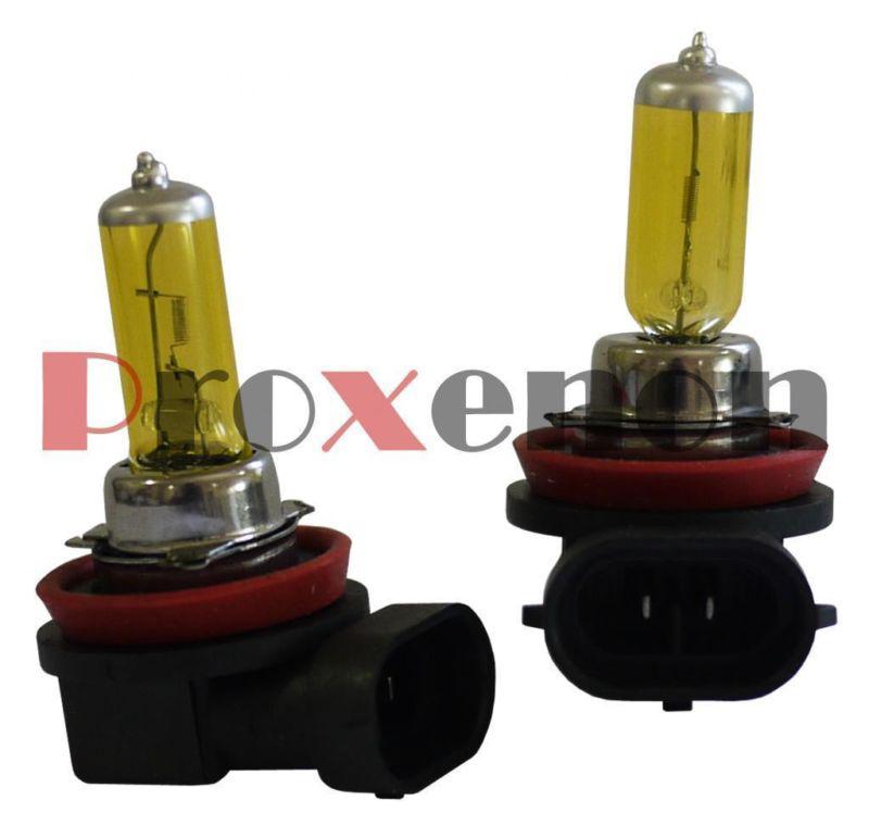 H9 yellow 55w 12v xenon halogen auto headlight #wf1 lamp 2x bulbs for high beam