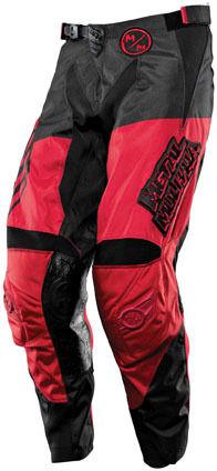 Msr 2014 adult pants metal mulisha optic blk/red pant 28