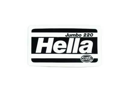 Hella stone shield - jumbo 220 (single shield only)-auto lighting accessories