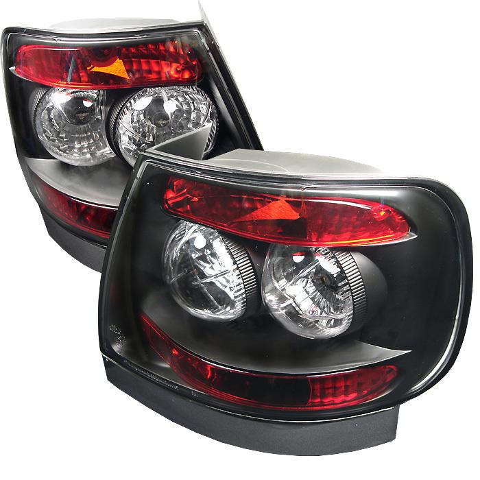 Spyder audi a4 96-01 euro style tail lights - black