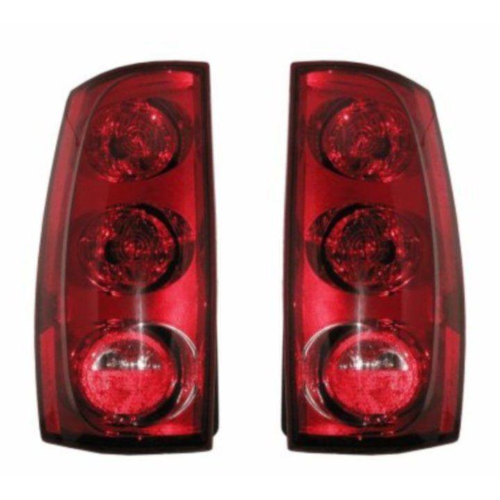 Tail light brake lamp lens/housng rear pair set driver passenger side left+right