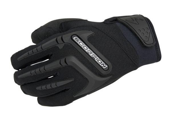 Scorpion mens skrub textile motorcycle gloves black large l g12-035