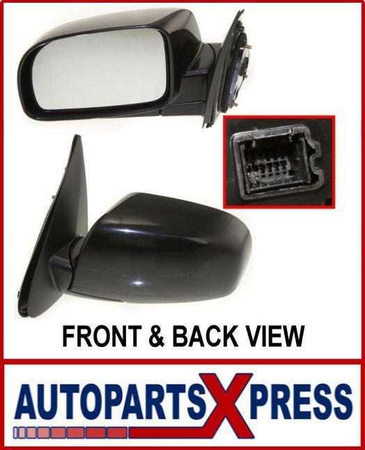 Hyundai santa fe 07-12 mirror rh, power, heated, manual folding hy1321156