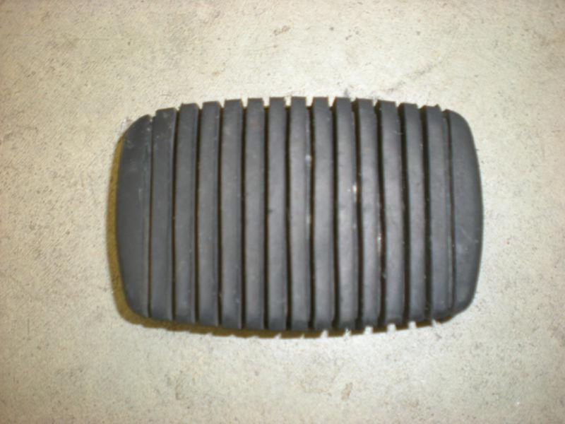 1960 rambler american clutch / brake pedal pad black rubber original