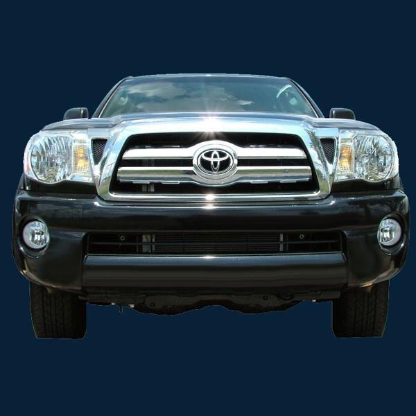 '05-10 toyota tacoma chrome grille insert overlay new gi/26 easy snap in design