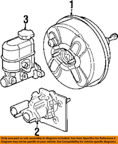 Gm oem 15854059 power brake unit/power brake booster